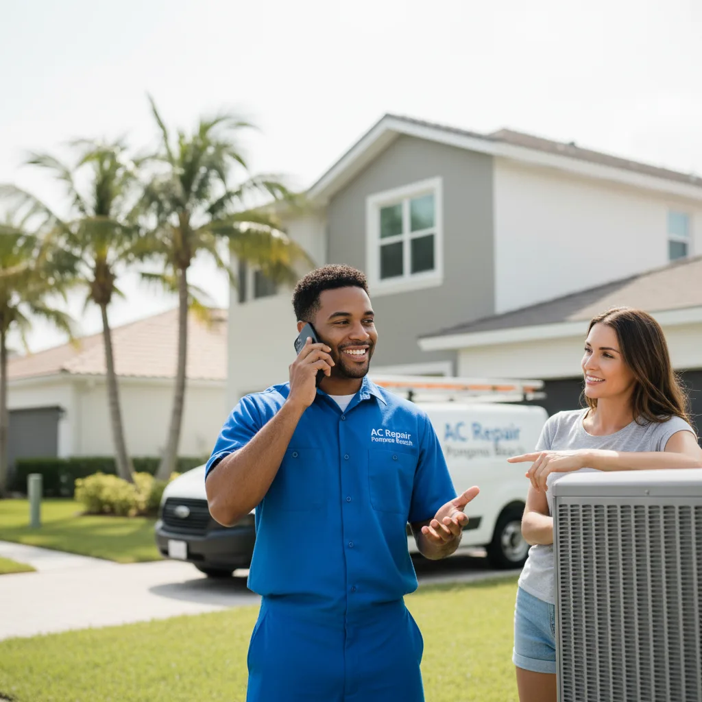 AC Repair Pompano Beach customer support in Hellertown